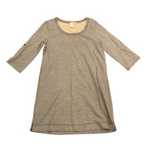 E BY ELOISE Anthropologie Heather Gray Tunic Sweater, size S